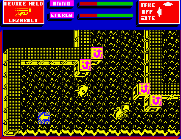The Final Matrix - ZX Spectrum game screenshot (1987) by Gremlin Graphics